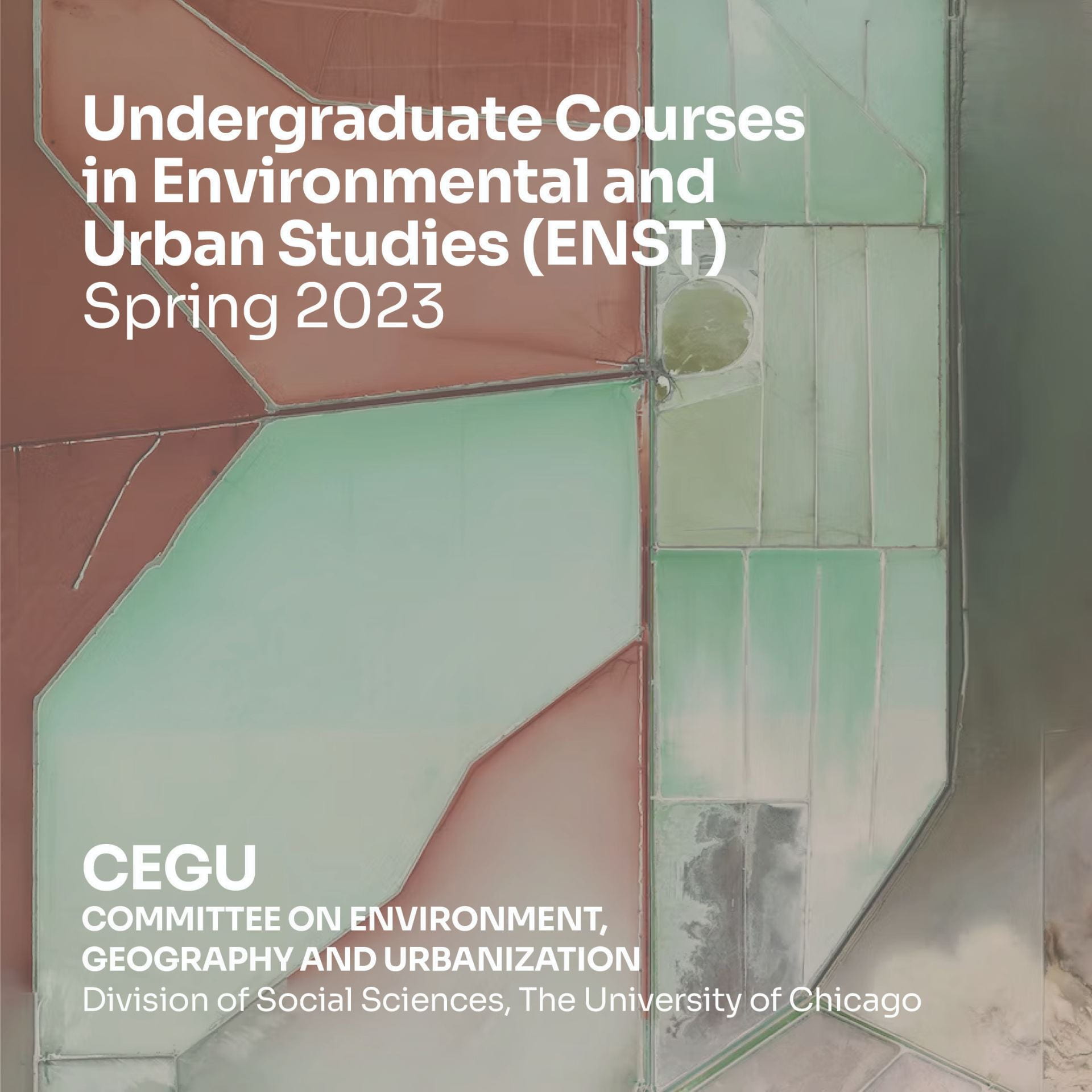 Undergraduate Courses in Environmental and Urban Studies (ENST), Spring 2023